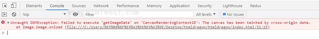 js关于canvas图片getImageData,toDataURL跨域问题解决方法 1