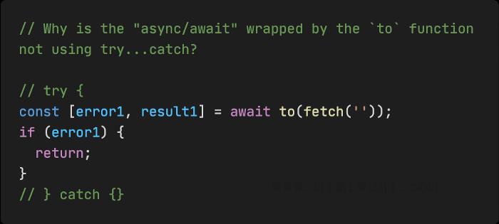 停止像这样使用 “async/await”,改用原版 1 停止像这样使用 “async/await”,改用原版 1
