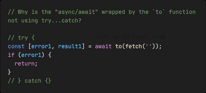 请正确使用 “async/await” 1 请正确使用 “async/await” 1