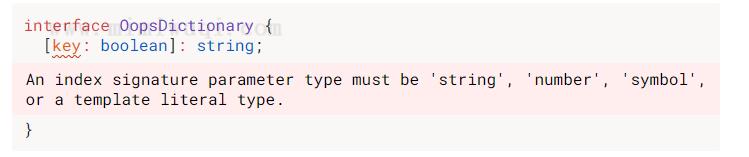 我对TypeScript 索引签名的理解 1 我对TypeScript 索引签名的理解 1