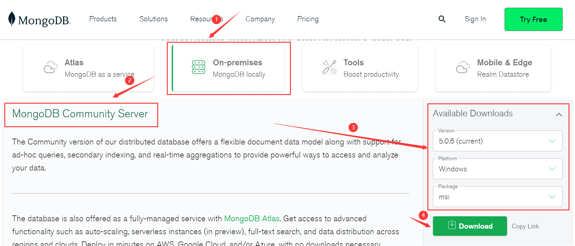 Windows下Mongo安装配置方法 1 Windows下Mongo安装配置方法 1