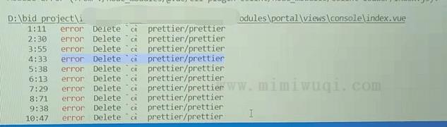 解决error delete `CR` (prettier/prettier)错误方法 1 解决error delete `CR` (prettier/prettier)错误方法 1